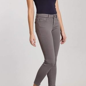 Mavi "Adriana" Mid-Rise Super Skinny Grey Jeans